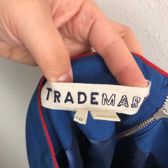 TRADEMARK A-line Pleated primary color skirt sz10 - Picture 3 of 4